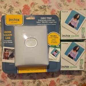 Fujifilm Instax Square Link Printer with Film Packs